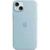 Чехол для мобильного телефона Apple iPhone 15 Plus Silicone Case with MagSafe - Light Blue,Model A3124 (MWNH3ZM/A) изображение 2