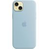 Чехол для мобильного телефона Apple iPhone 15 Plus Silicone Case with MagSafe - Light Blue,Model A3124 (MWNH3ZM/A) изображение 3