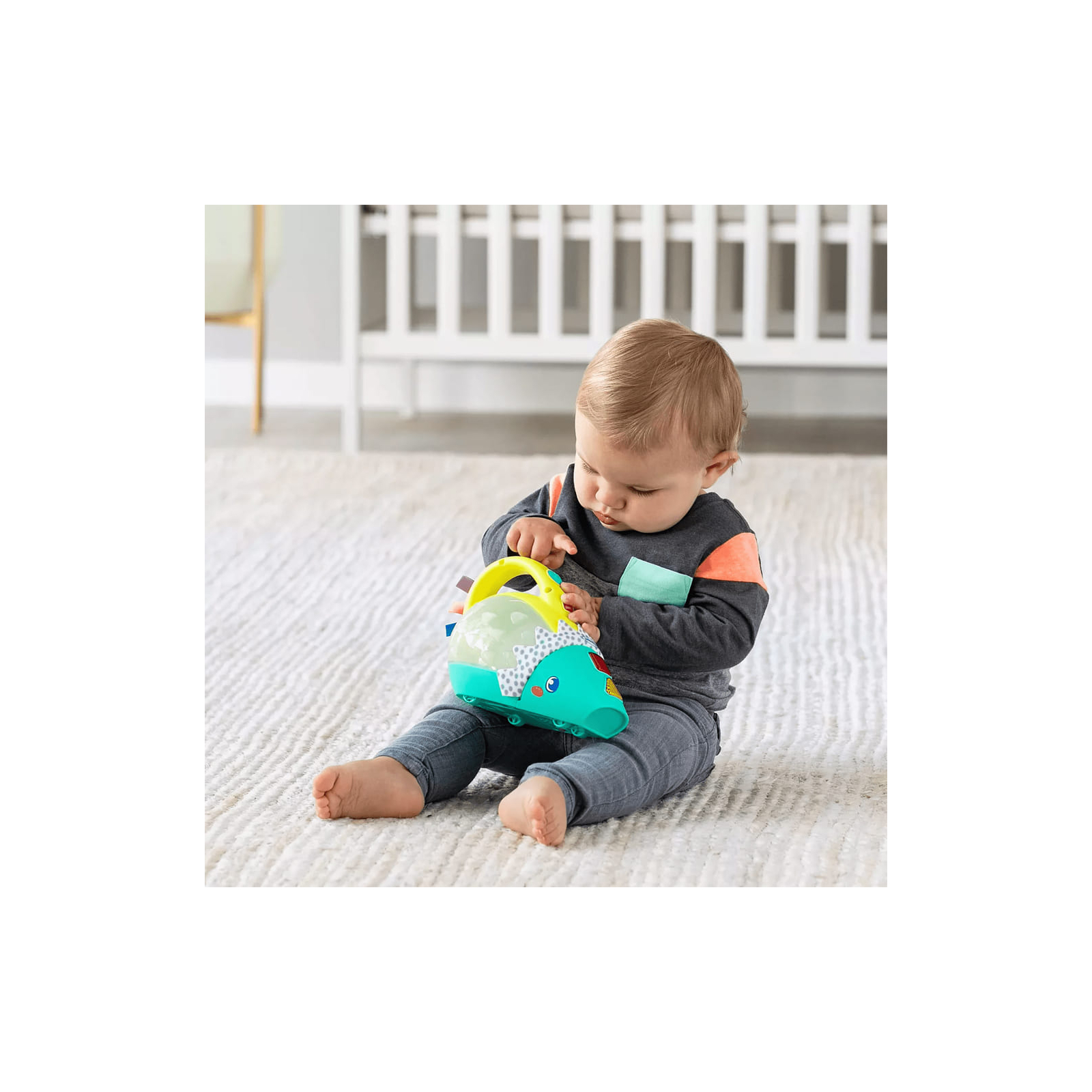 Развивающая игрушка Infantino Музыкальный ежик-пылесос (307015) изображение 5