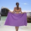 Туристическое полотенце Naturehike Fitness NH20FS009 антибактеріальний 160 х 80 фіолетовий (6927595750124) изображение 2