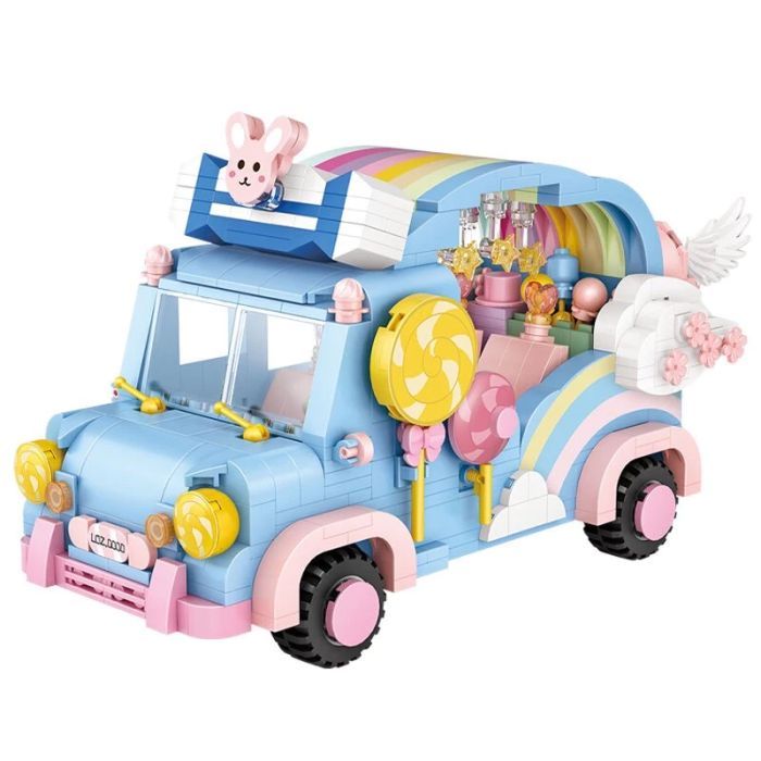 Конструктор LOZ mini Радужный автомобиль (1133)