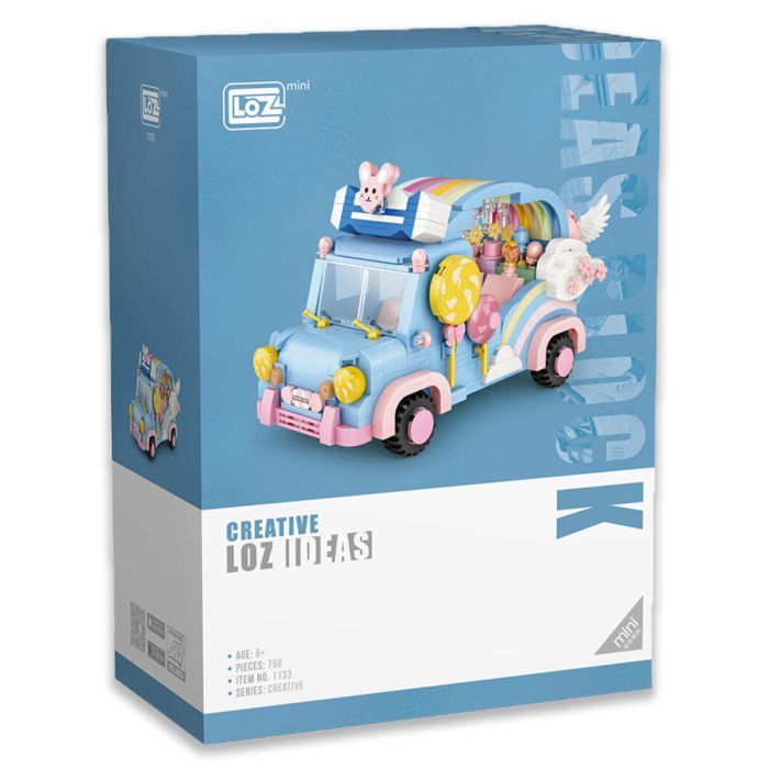 Конструктор LOZ mini Радужный автомобиль (1133) изображение 3