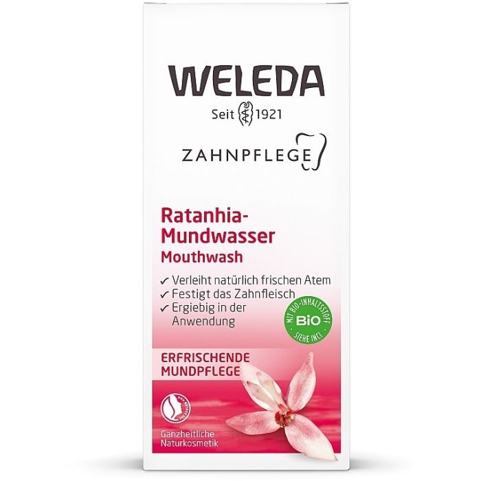 Ополаскиватель для полости рта Weleda Зубной эликсир Ратания 50 мл (4001638098069) изображение 3