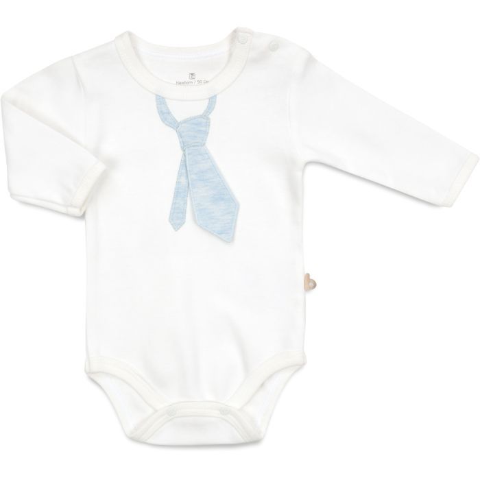 Боди детское Bibaby с галстуком с довгим рукавом (56434-74B-blue)