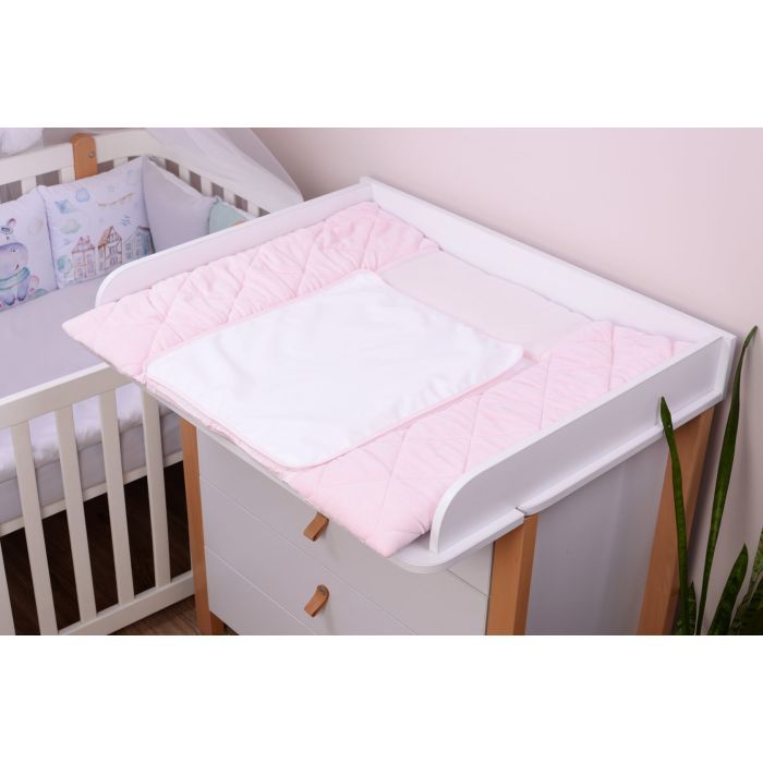 Пеленальный матрасик Верес Velour Lignt pink 72х80 см (429.4) изображение 3