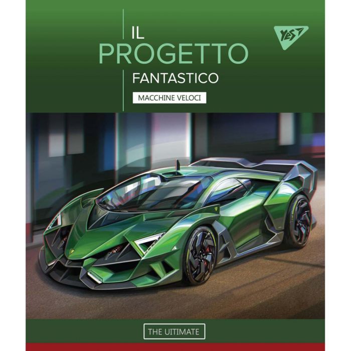 Зошит Yes А5 Fantastic Cars 18 аркушів клітинка (765181) зображення 3