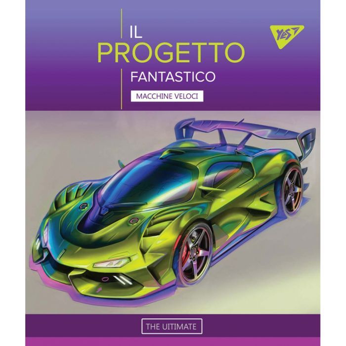 Зошит Yes А5 Fantastic Cars 18 аркушів клітинка (765181) зображення 5