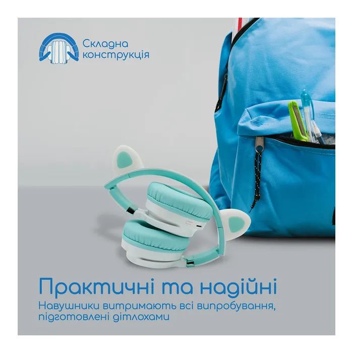 Наушники Promate Panda Lilac (panda.lilac) изображение 7