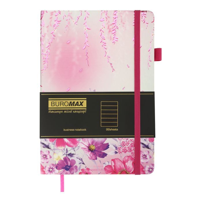 Книга записная Buromax CHERIE А5 96 листов линия, розовый (BM.295205-10) изображение 2