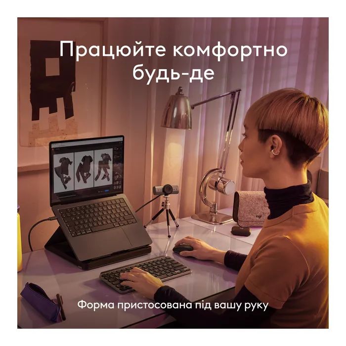 Мышка Logitech MX Anywhere 3S для MAC Wireless Space Grey (910-006947) изображение 9