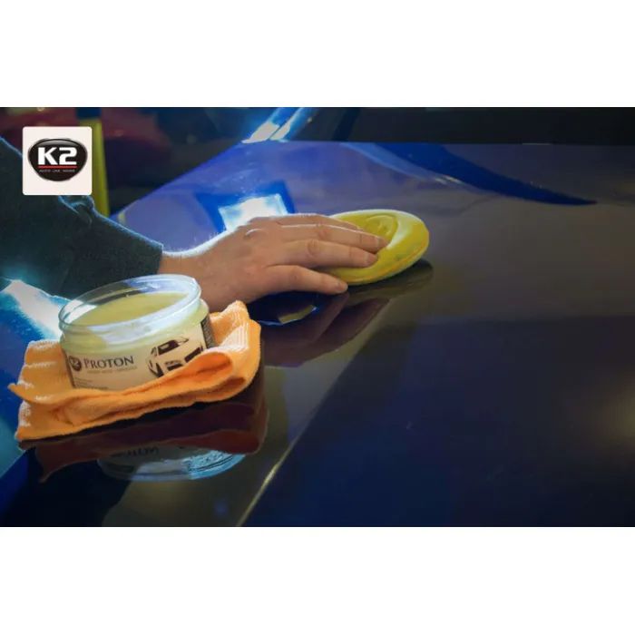 Автополироль K2 Proton з губкою та ганчіркою 200г (G040) изображение 4