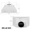 Витяжка кухонна Weilor WB 68 WH зображення 11