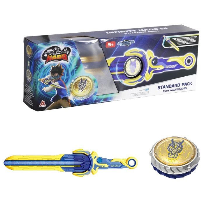 Волчок Infinity Nado VI серия Standard Pack Fury Wave Dragon Лютый Дракон (EU654121) изображение 2