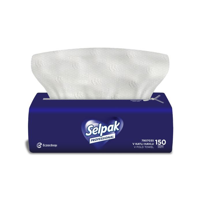 Бумажные полотенца Selpak Professional Premium V-сложение 2 слоя 150 шт. (8590530066021)