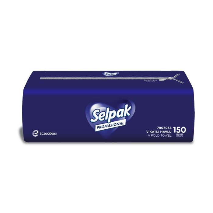 Бумажные полотенца Selpak Professional Premium V-сложение 2 слоя 150 шт. (8590530066021) изображение 2