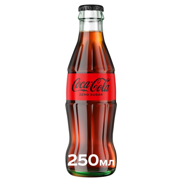 Напиток Coca-Cola Zero Безалкогольный сильногазированный Без сахара 250 мл (90338120)