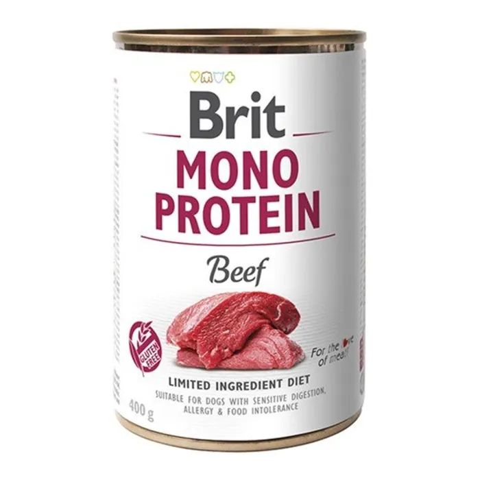 Вологий корм для собак Brit Care Mono Protein Beef з яловичиною (8595602555338)