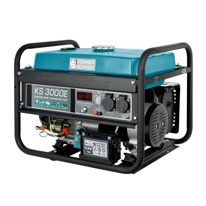 Генератор Konner&Sohnen KS 3000E, 230В, 3.0kW, электростартер, 46.1кг (KS3000E) изображение 3