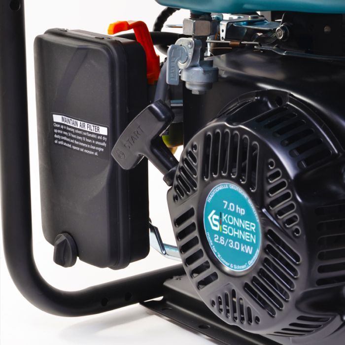 Генератор Konner&Sohnen KS 3000E, 230В, 3.0kW, электростартер, 46.1кг (KS3000E) изображение 8