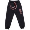 Штани дитячі Cloise на флісі (CL0155003-104-black|terracot)