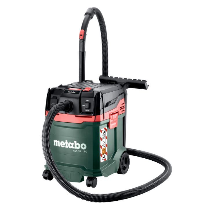 Пылесос строительный Metabo ASA 30 L PC 1200Вт, 225мБар, 30л, 10.8кг (602086000)