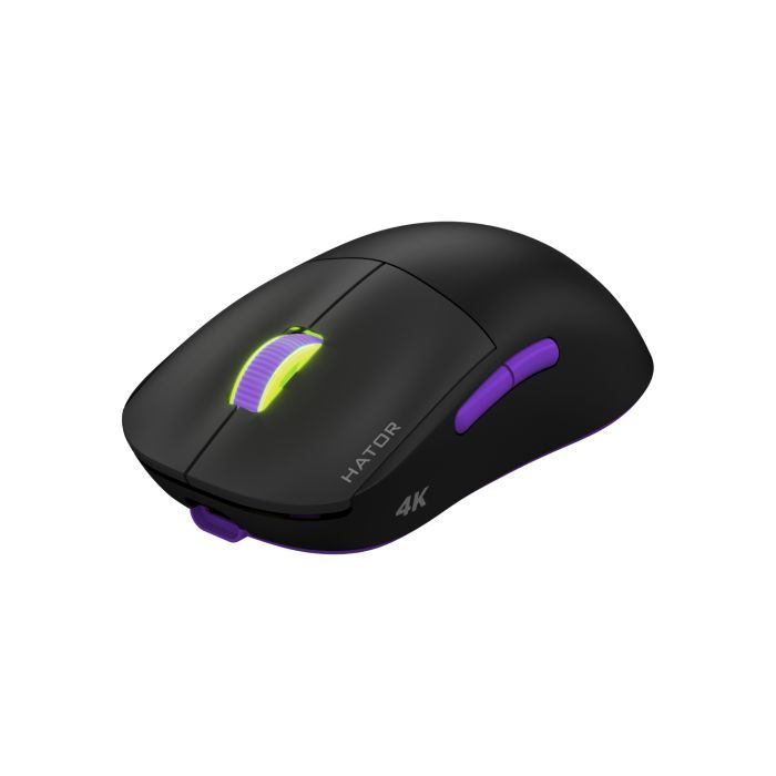 Мышка Hator Quasar 2 Ultra 4K Wireless/Bluetooth/USB Black/Lilac (HTM570BL) изображение 2