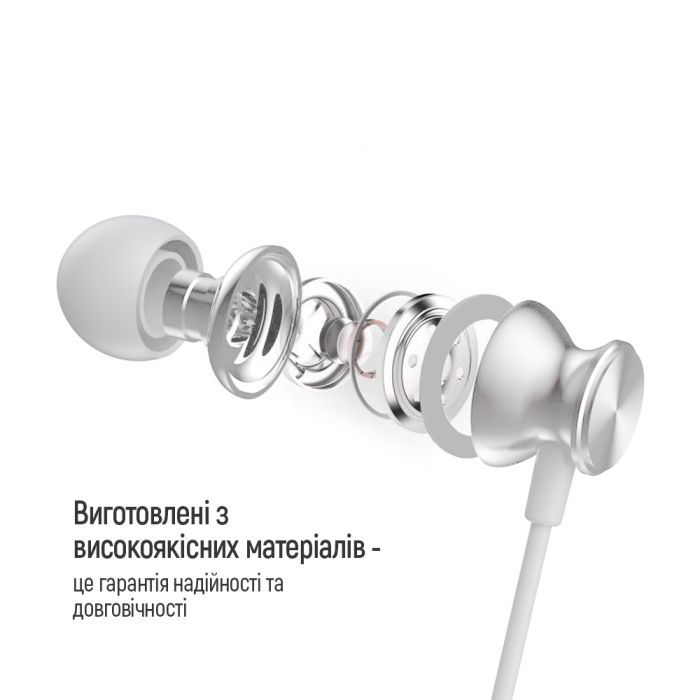 Наушники ColorWay 3.5 mm Wired Earphone UrbanBeat White (CW-WD03WT) изображение 10