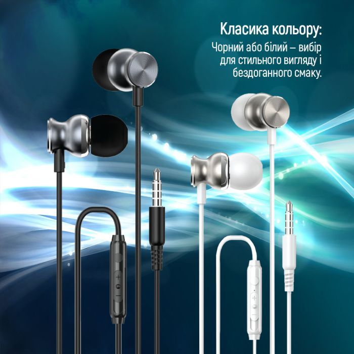 Наушники ColorWay 3.5 mm Wired Earphone UrbanBeat White (CW-WD03WT) изображение 12