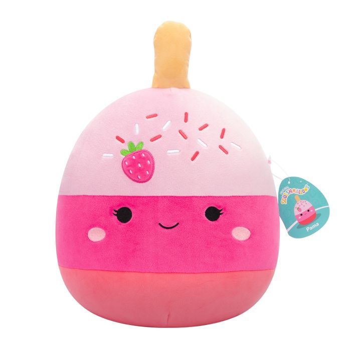 Мягкая игрушка Squishmallows Клубничный кейк-поп Пама 30 см (SQCR06573) изображение 7
