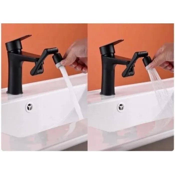 Аэратор для смесителя Noveen XL1059 Black з поворотом 1080° изображение 5