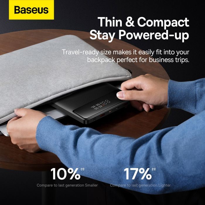 Батарея універсальна Baseus Blade 20000mAh 100W OE, black (PPBL000301) зображення 11