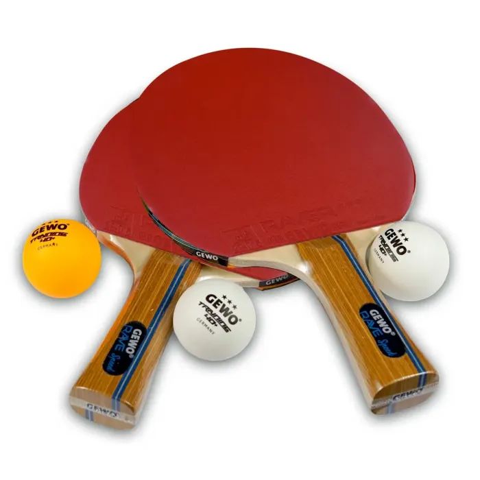 Комплект для настільного тенісу Gewo Rave Speed 2 Bats 3 Balls (86080000) (931051) зображення 2