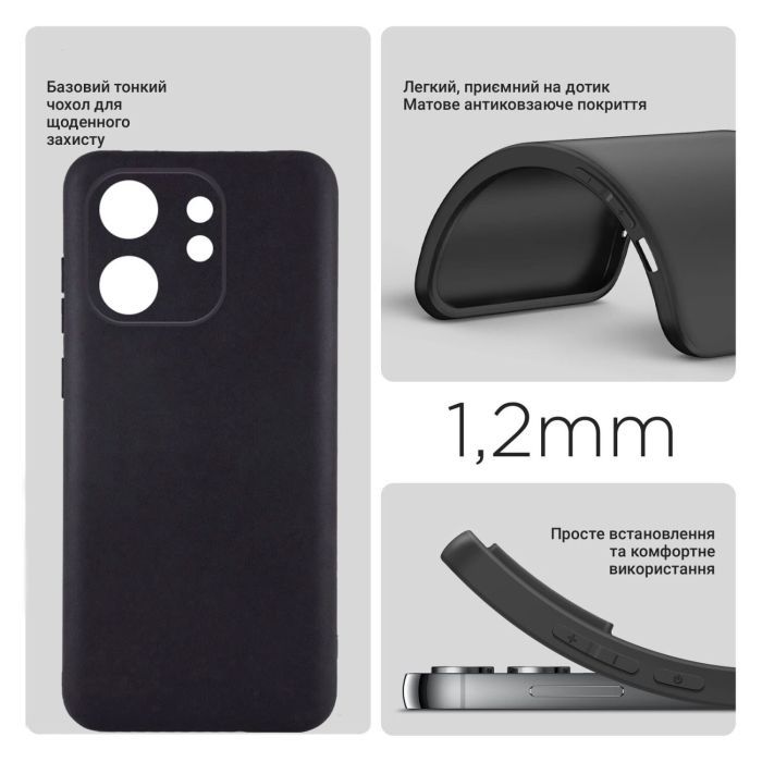 Чехол для мобильного телефона BeCover Infinix Smart 9 (X6532) Black (712495) изображение 2