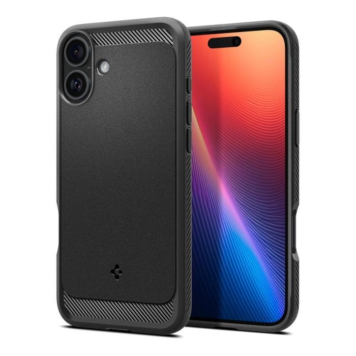 Чехол для мобильного телефона Spigen iPhone 16 Rugged Armor MagFit Matte Black (ACS08214) изображение 3