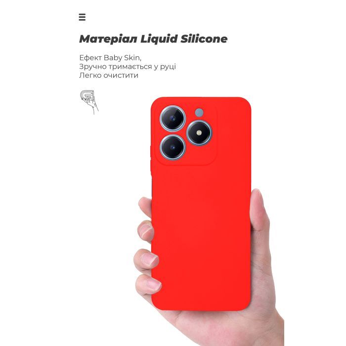 Чохол до мобільного телефона Armorstandart ICON Realme C63 4G / C61 4G Camera cover Red (ARM78461) зображення 7