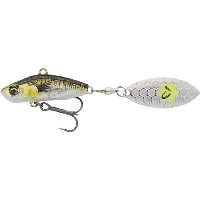 Блесна Savage Gear 3D Sticklebait Tailspin 80mm 18.0g Green Silver Ayu (1854.44.00)