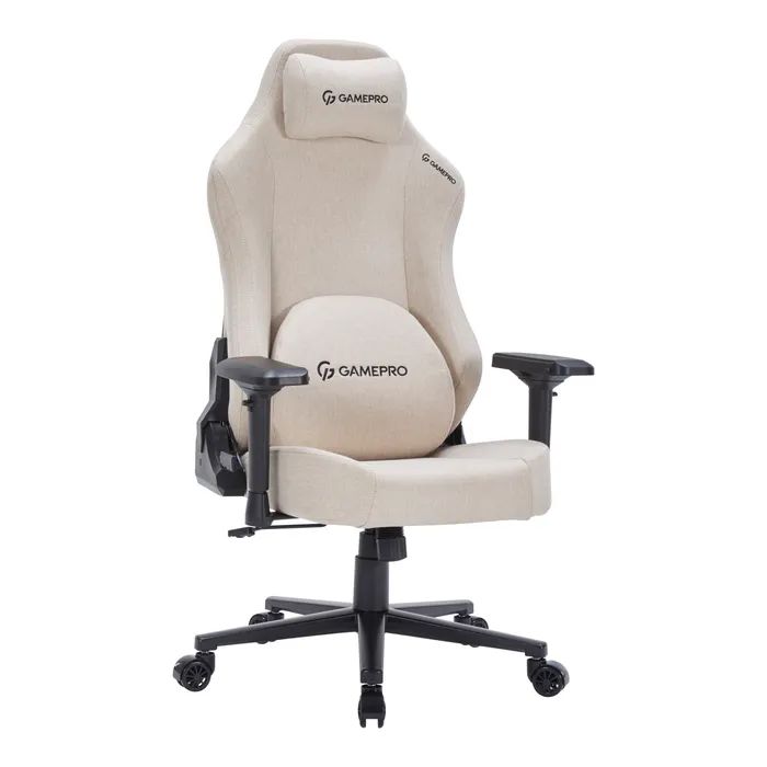 Крісло ігрове GamePro FGC750G Size L Fabric Beige (FGC750G)