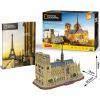 Пазл Cubic Fun Трехмерный пазл National geographic Нотр-Дам-де-Пари (DS0986h) изображение 3