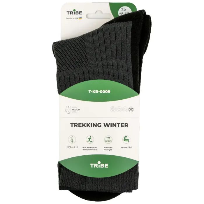 Носки Tribe Trekking Winter grey 44-46 (T-KB-0009-grey-44-46) изображение 8