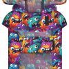 Дождевик для животных WAUDOG Clothes Накидка с капюшоном Зубастые монстры XS (355-4048) изображение 4