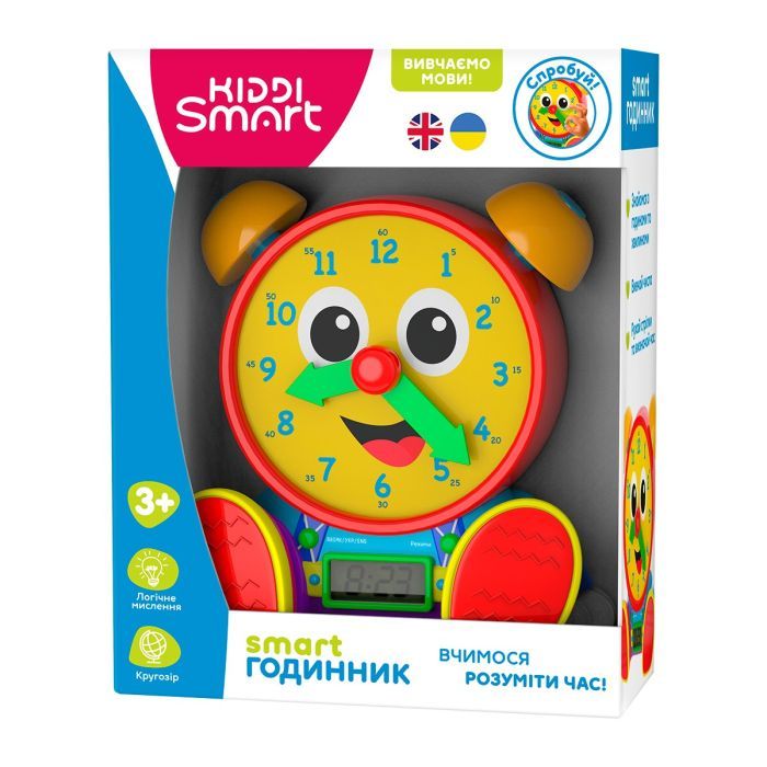 Интерактивная игрушка Kiddi Smart двуязычная обучающая - Smart-часы (407752-43) изображение 2