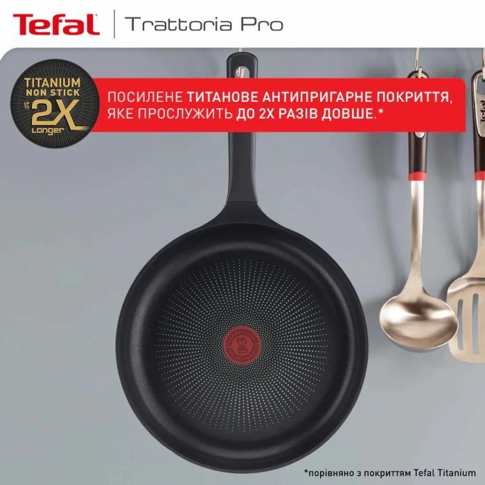 Сковорода Tefal Trattoria Pro 28см чорна (G6120644) зображення 7