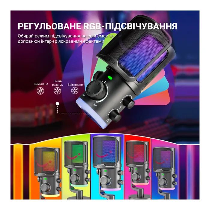 Мікрофон Fifine TAM6 Black (TAM6) зображення 12