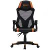 Кресло игровое Canyon Flow MCH01 Mesh Black/Orange (CNE-MCH01)