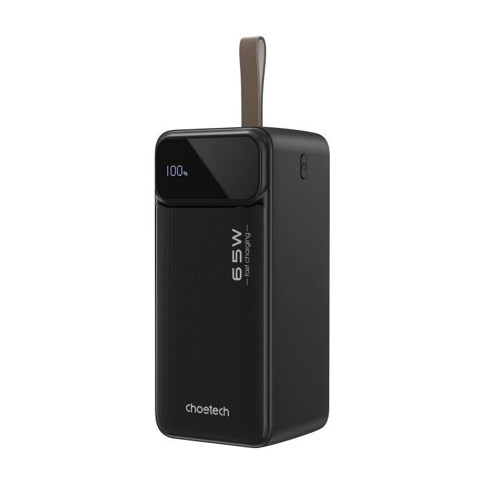 Батарея универсальная Choetech 50000mAh, PD/65W, QC/3.0, USB-C In/out, 2*USB-A (B733-CCBK) изображение 2