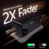 Батарея универсальная Choetech 50000mAh, PD/65W, QC/3.0, USB-C In/out, 2*USB-A (B733-CCBK) изображение 7