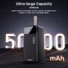 Батарея универсальная Choetech 50000mAh, PD/65W, QC/3.0, USB-C In/out, 2*USB-A (B733-CCBK) изображение 8