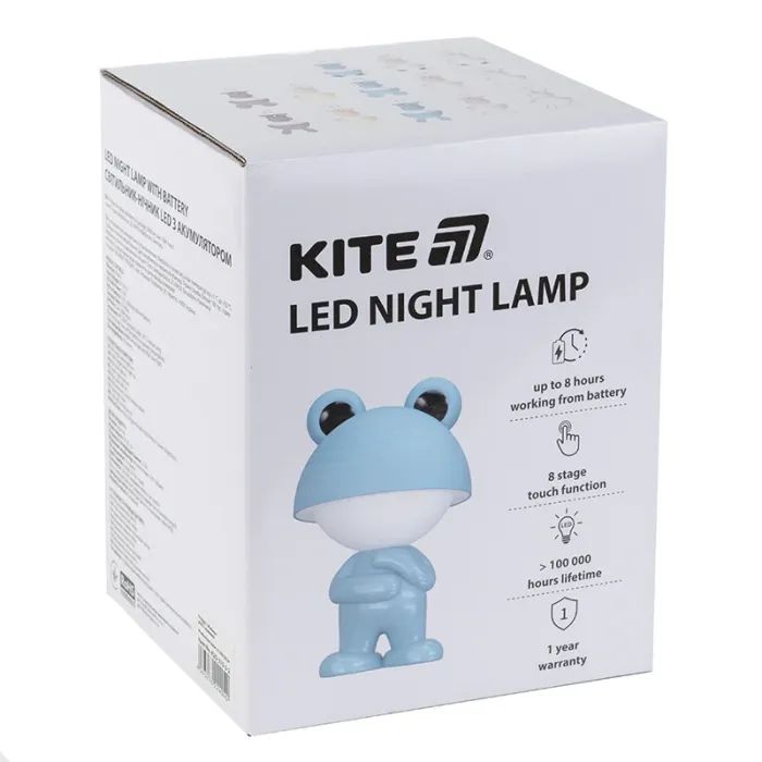 Ночник Kite Светильник LED с аккумулятором Dreamy Bunny, розовый (K25-315-1-2) изображение 3