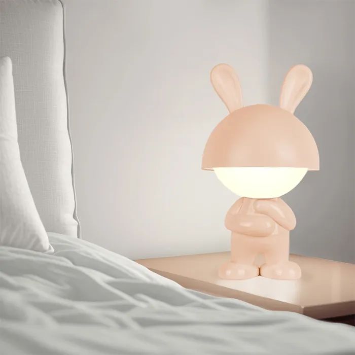 Ночник Kite Светильник LED с аккумулятором Dreamy Bunny, розовый (K25-315-1-2) изображение 5