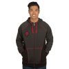 Кофта Jinx World of Warcraft Horde Classic Premium Zip-Up Hoodie Charcoal Heather/Red S (JINX-7484S)
